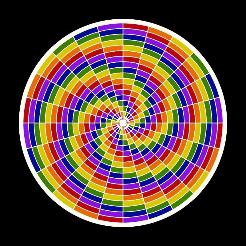 Farbige Spirale Kunstgestaltung