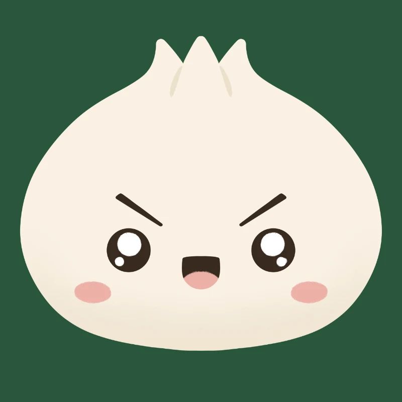 Grumpy Dumpling – süßes Maskottchen