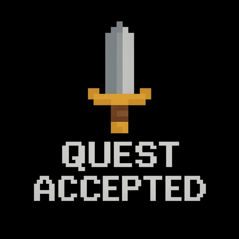 Quest akzeptiertes Pixelschwert