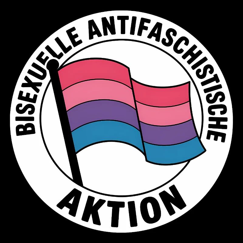Bisexual Action - Antifa Pride Badge