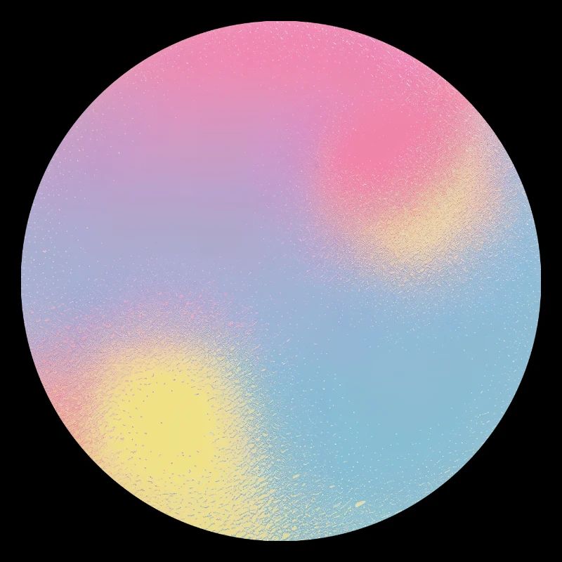 Aura-Check-Pastellgradientensphäre