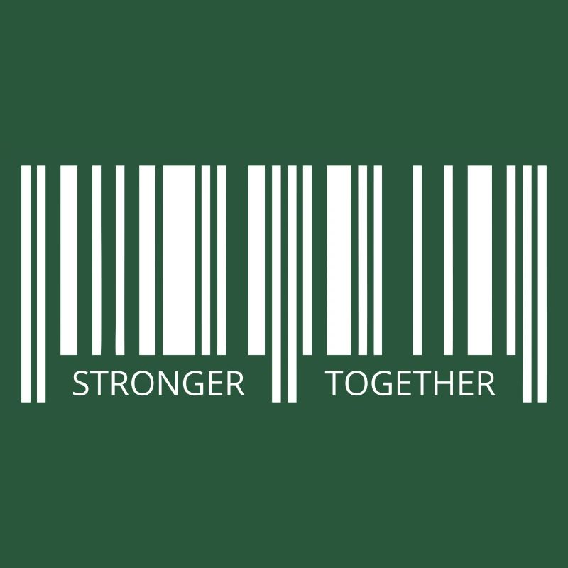 Together strong Corona Barcode Strichcode Partner