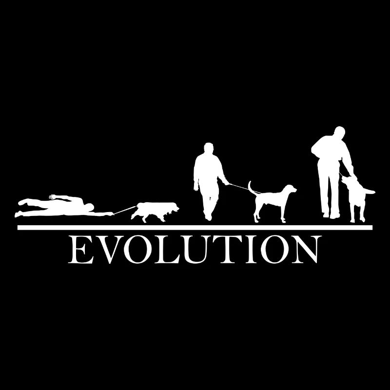 Evolution Gassi gehen Hund