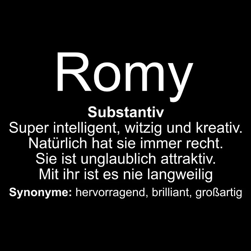 Nom Définition Romy