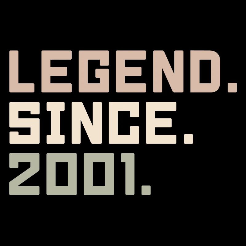 Legenden wurden im 2001 geboren Geschenkideen 2001