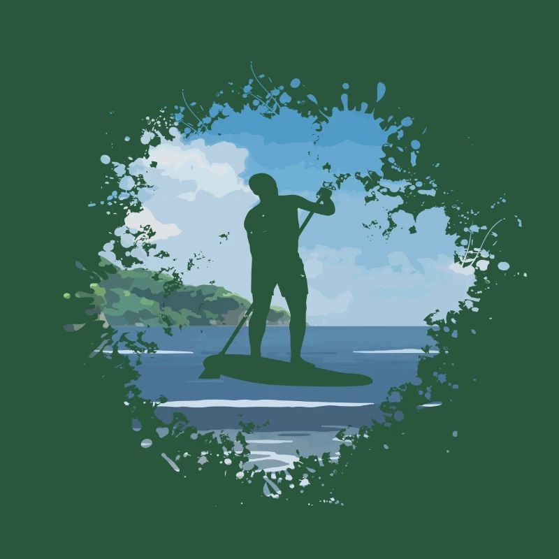 Stand Up Paddle, SUP, Surf, Eau; mer d'été
