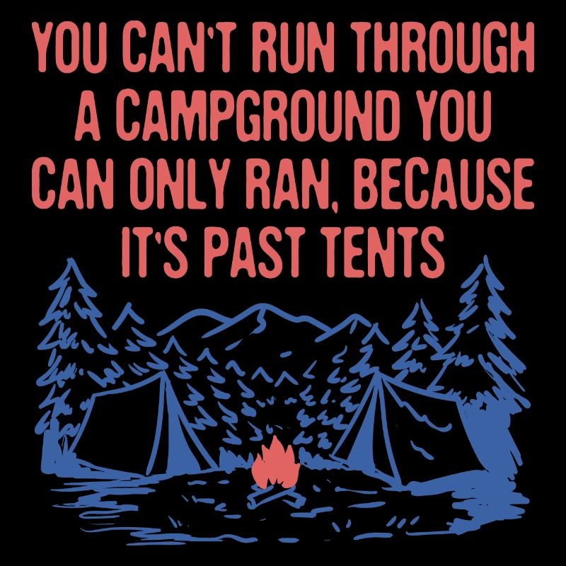 Impossible de courir à travers un terrain de camping Camping Randonnée