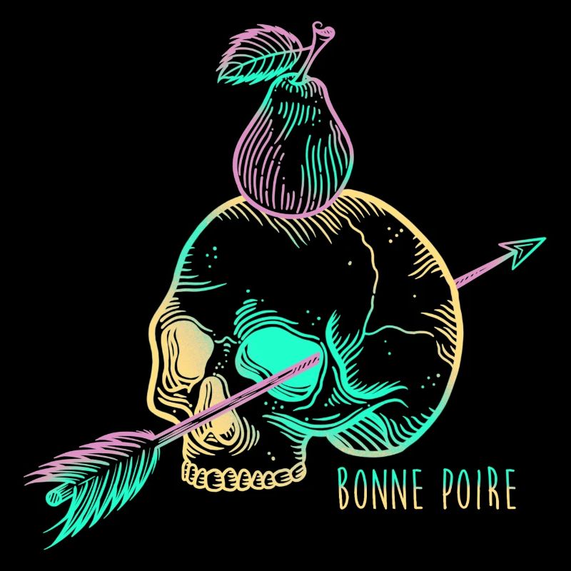 Skull pear yellow