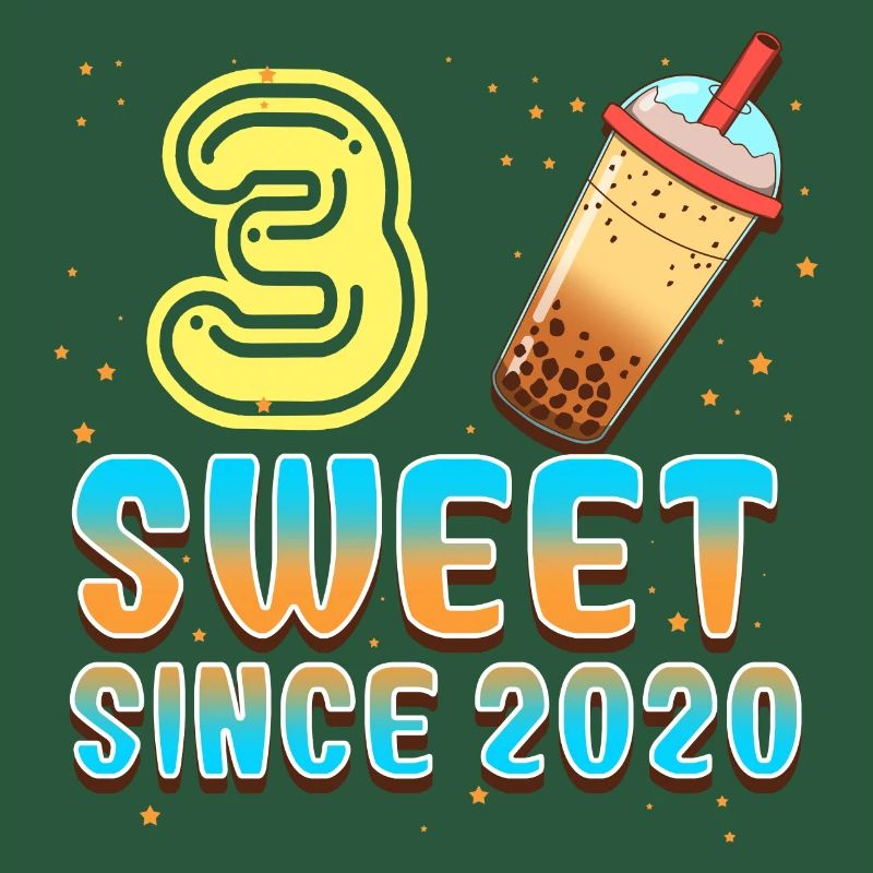 3rd Birthday Bubble Tee