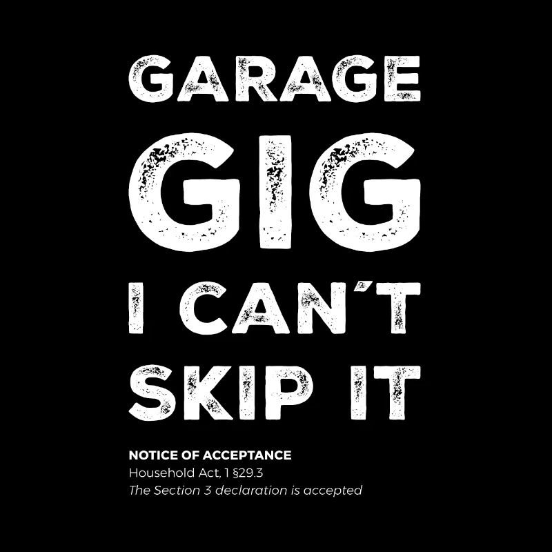 Je ne peux pas, j’ai des projets dans le garage