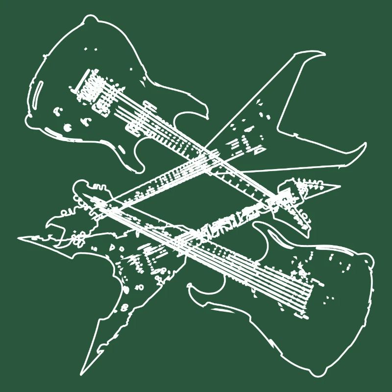 Conception de composition de guitares électriques