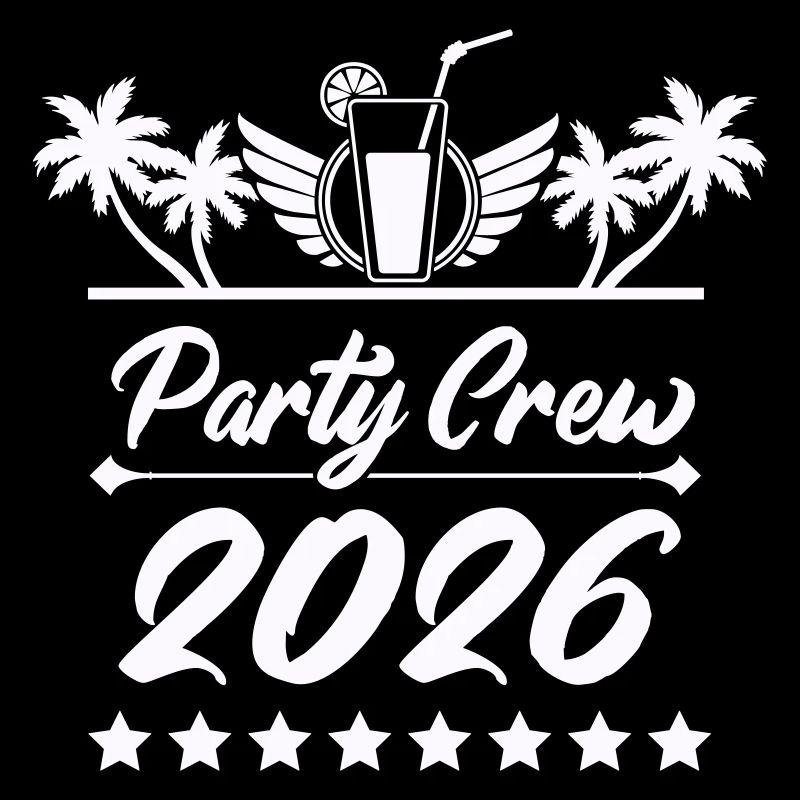Party Crew 2026 Palm Trees