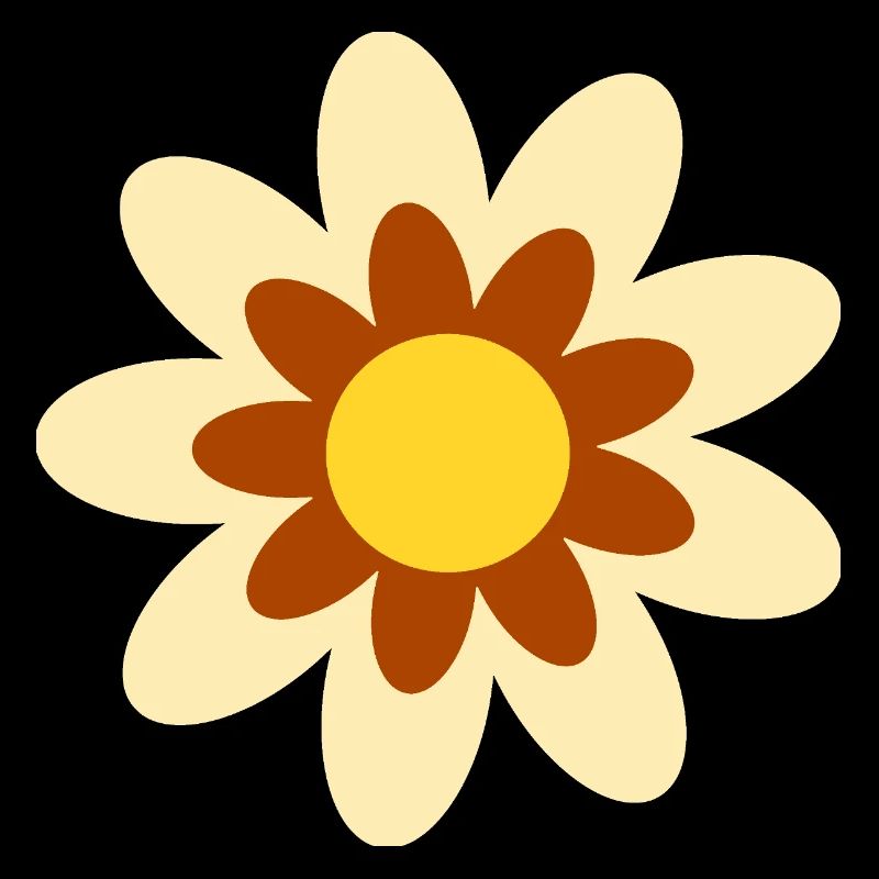 70s Flower Pattern Hippie Gift