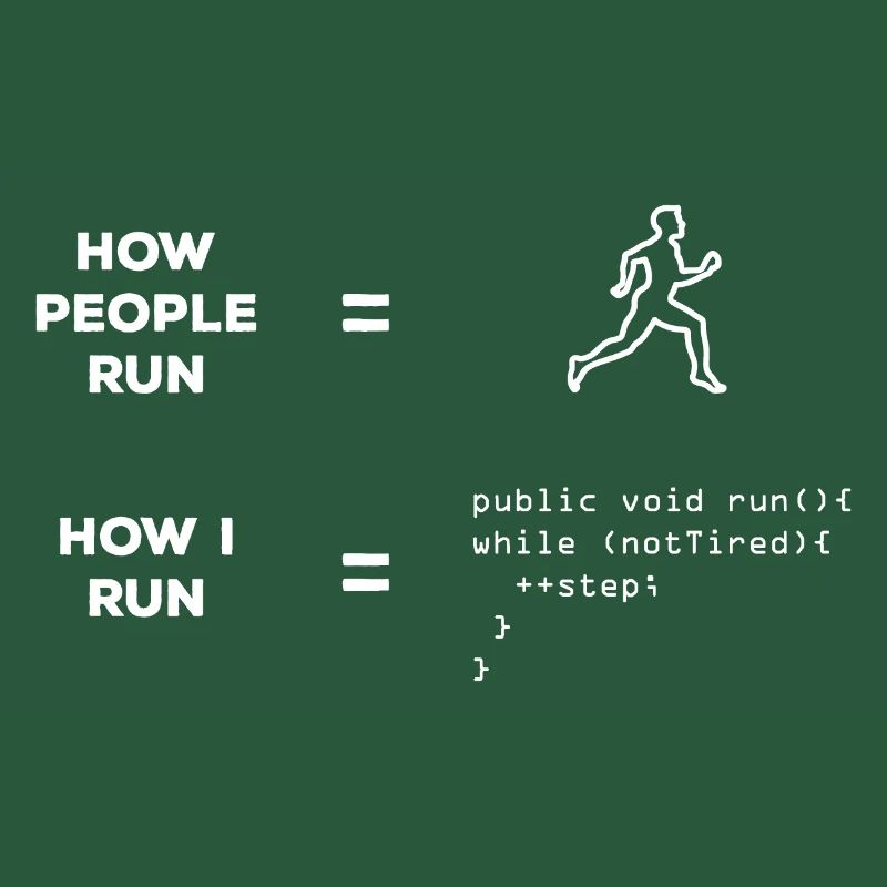 Software developer runner