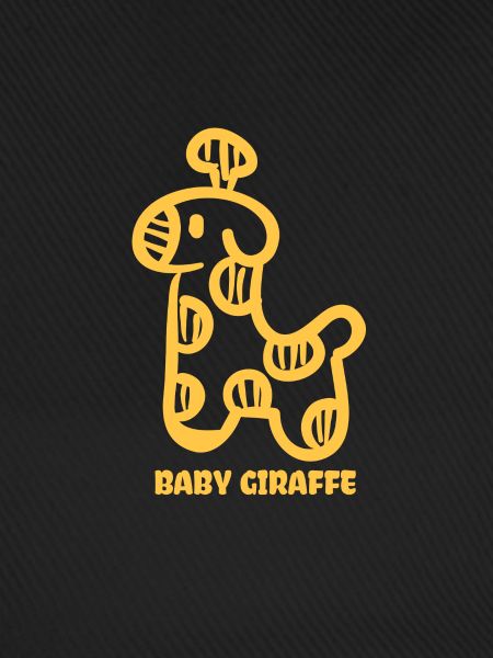 Baby giraffe