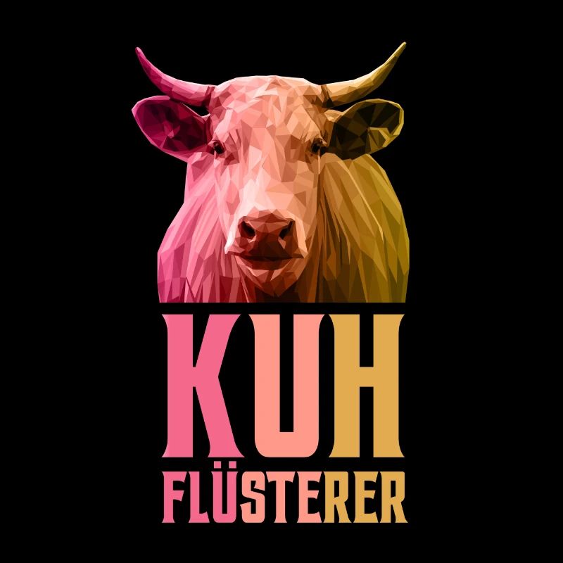 Kuhflüsterer Kuh Bauer Landwirt Farmer Geschenk