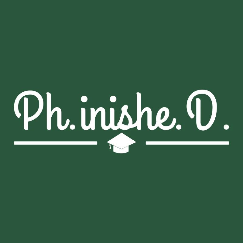 Phinished Phd Doktor Abschluss Geschenk