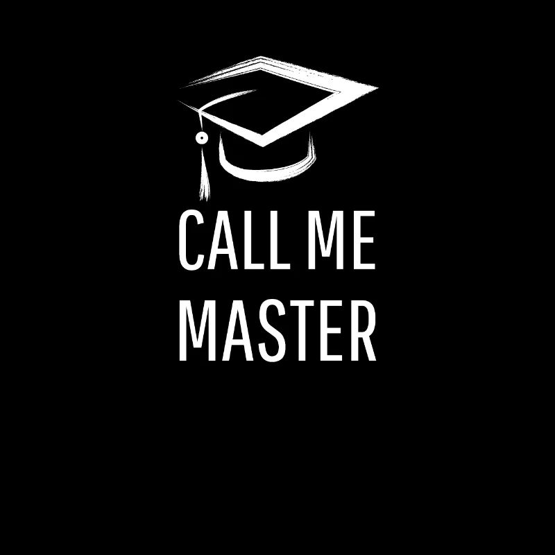 call me master student graduation hat