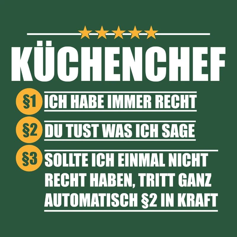 Küchenchef Kochen Spruch Lustig Geschenk