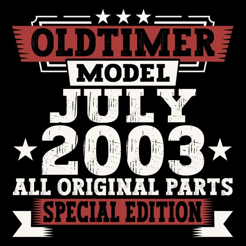 Oldtimer Juli 2003 19. Geburtstag Geschenk Herren
