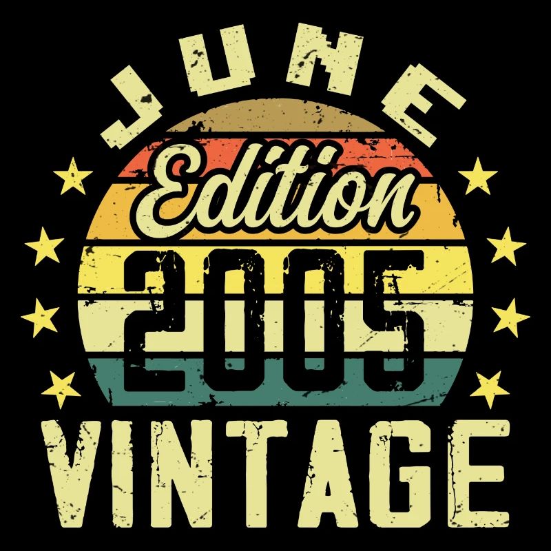 Juni 2005 Juni Retro Geburtstagsgeschenk Juni 2005