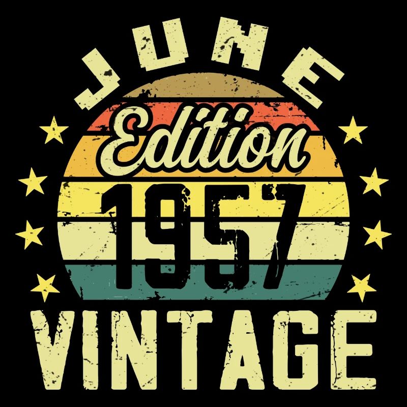 Juni 1957 Juni Geburtstagsgeschenk Juni 1957 Retro