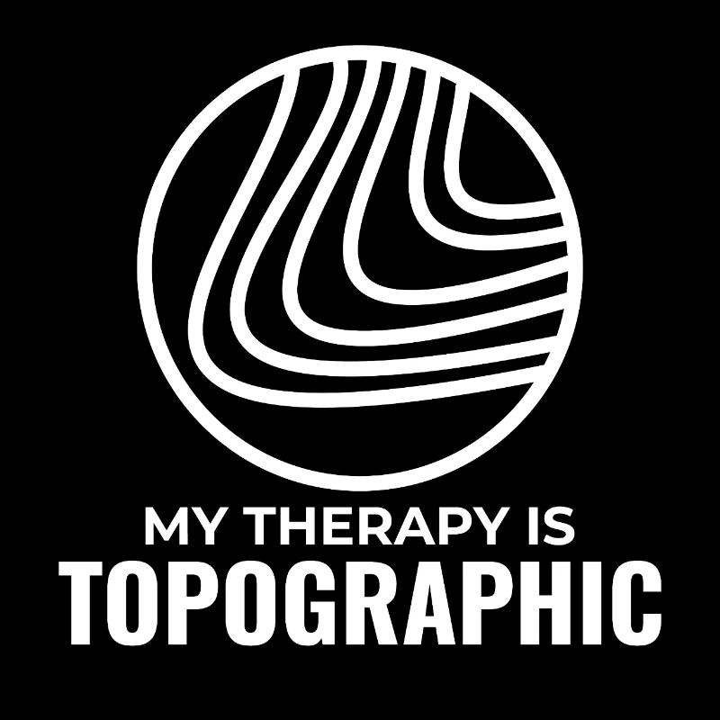 My Therapy Is Topographic GIS Contour Lines Map