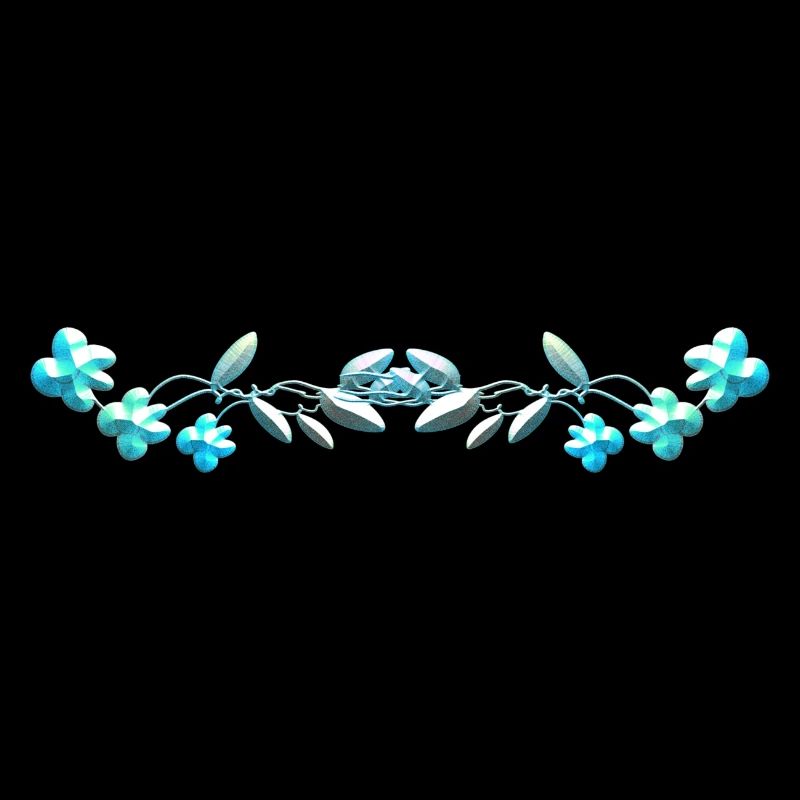 linie blumen blaue