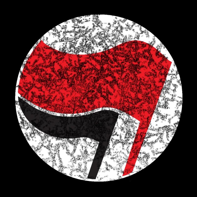 antifa flag left