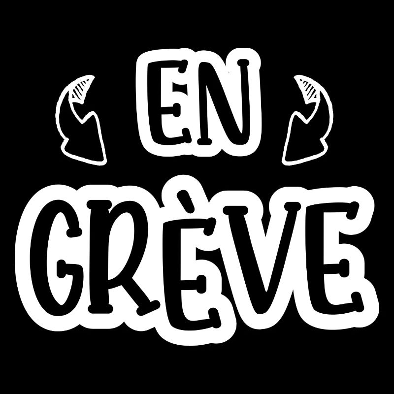 en grève