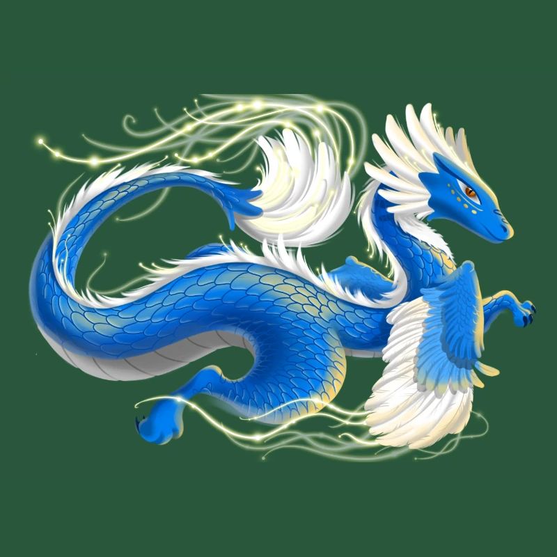 Magischer coole Luft Drache - Drachen der Elemente
