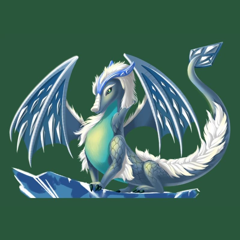 Magischer Eis Drache - Drachen der Elemente