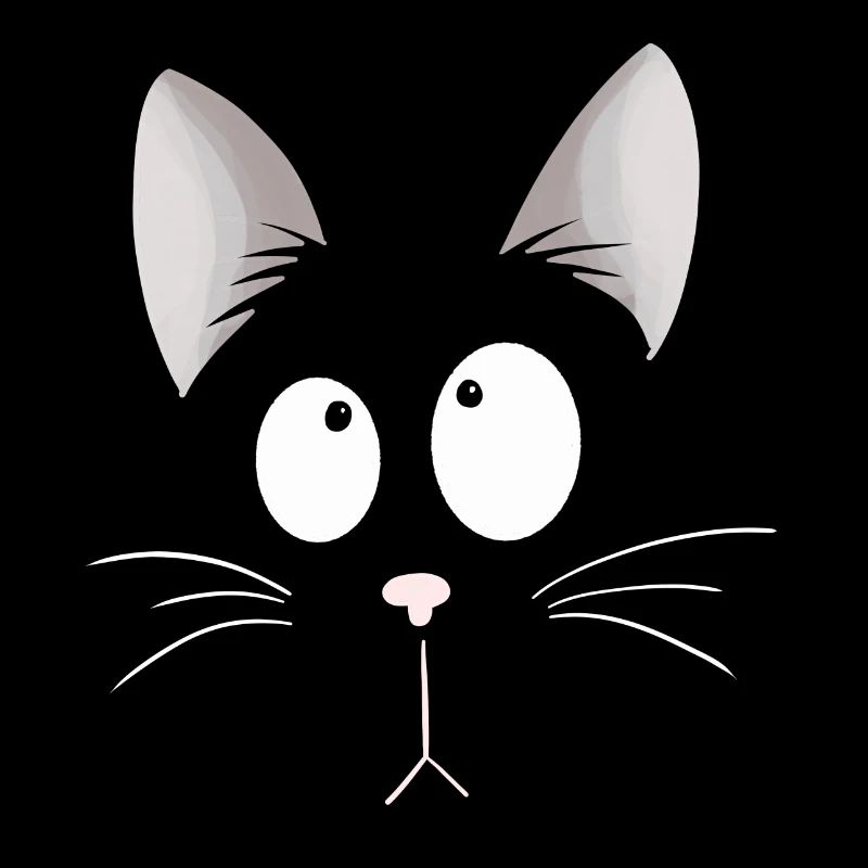 Tête de chat I Cat Face I Comic
