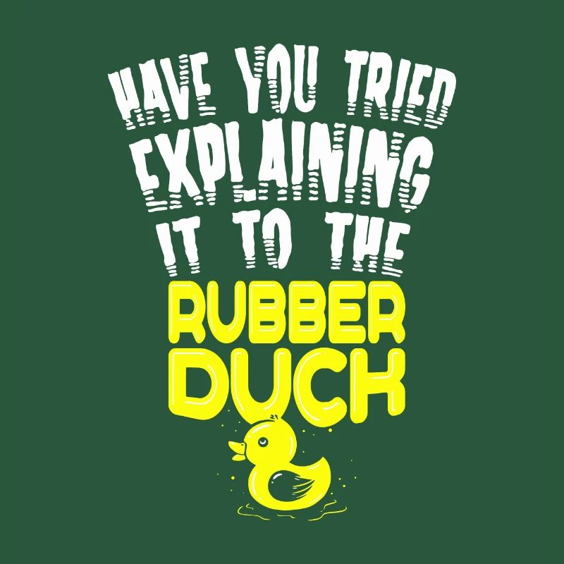 IT Nerd Programmer Developer Humor Rubber Duck