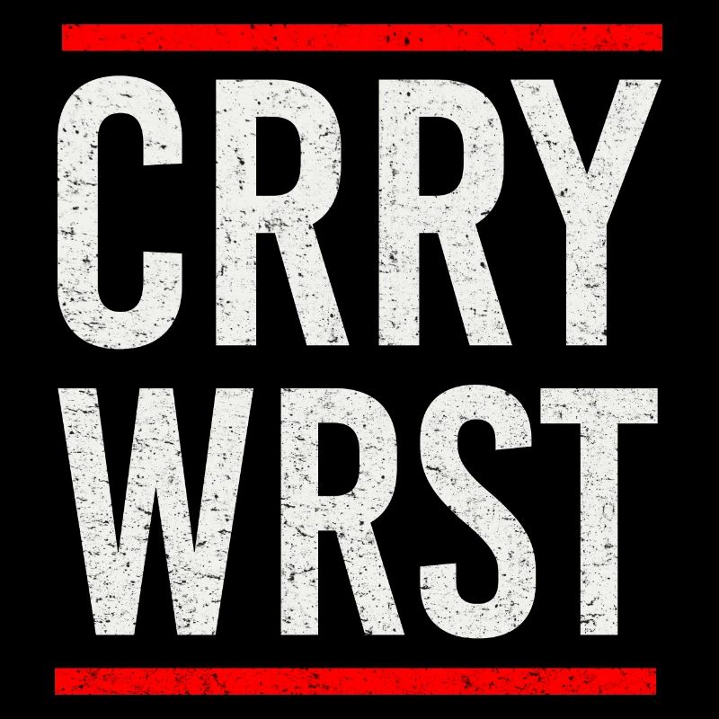 Currywurst design in HipHop Style