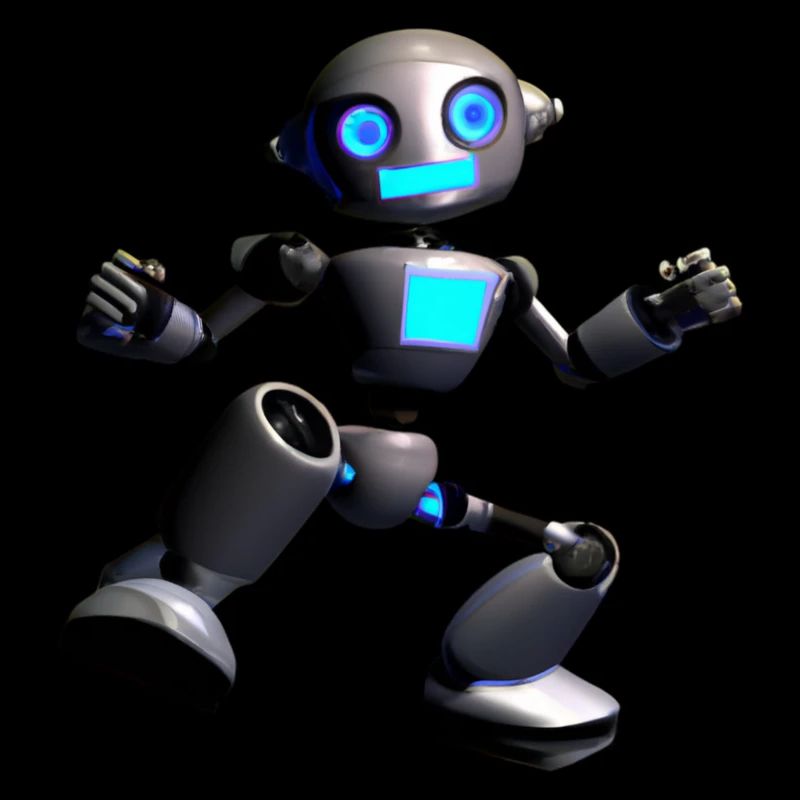 Lustiger Tanzender Roboter in 3D