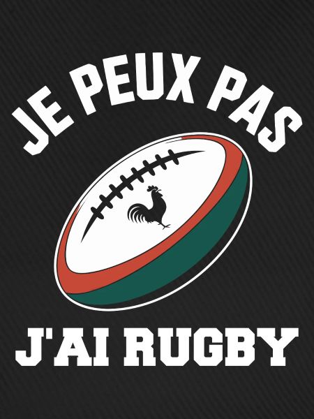 I can't I have rugby