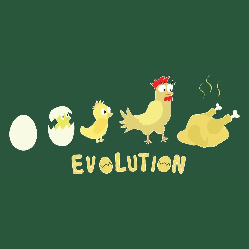 Evolution Egg Chicken Roast Chicken BBQ Barbecue
