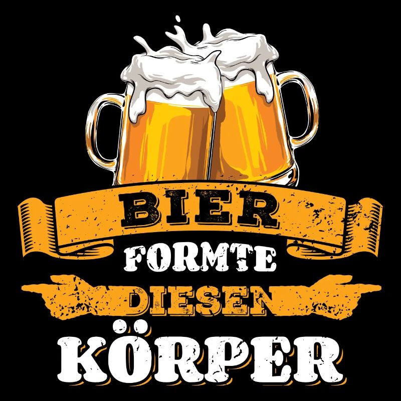 Bier formte diesen Körper Biertrinker - Männertag
