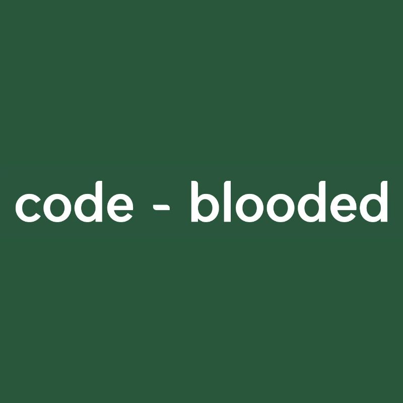 Code Blooded Programming Software Developer Admin