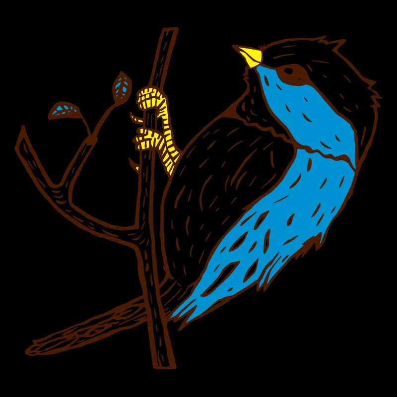 Illustration d'oiseau mignon