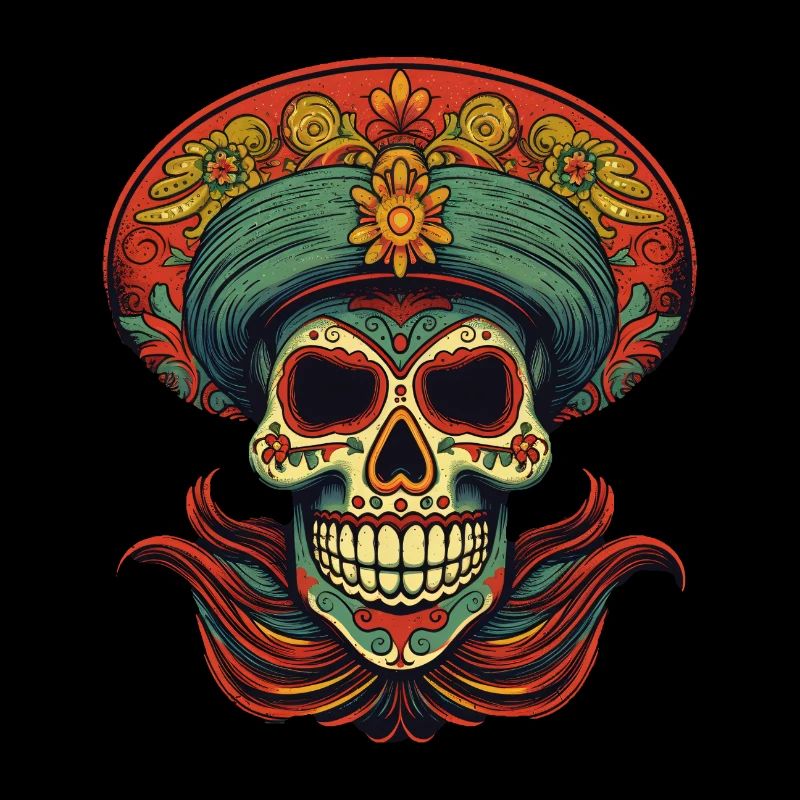 Cinco de Mayo Skull