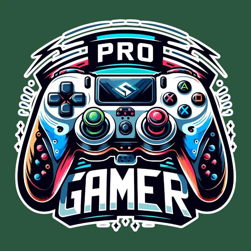 Pro Gamer - Controller Illustration