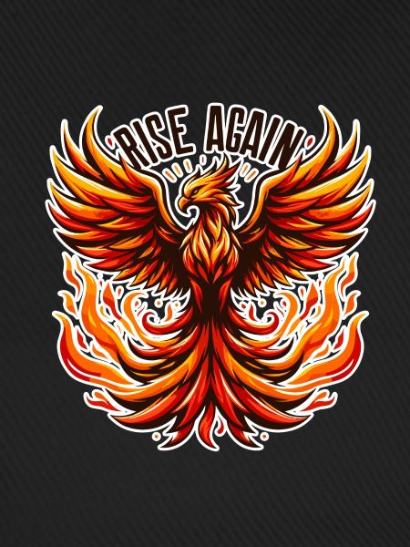 Rise Again - Phoenix Illustration