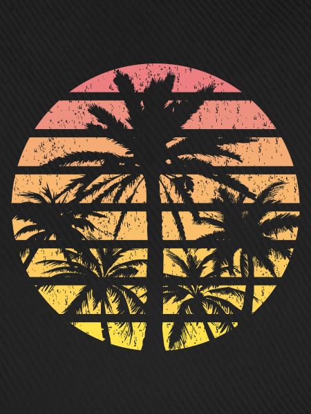 Retro Palm Tree