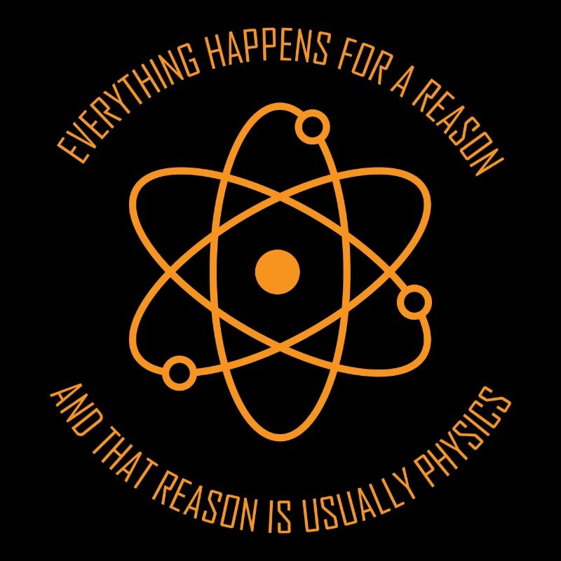 Physik Spruch Atom Physiker Student Geschenk