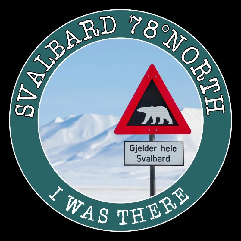 Svalbard 78 North I war da. North pole Arctic