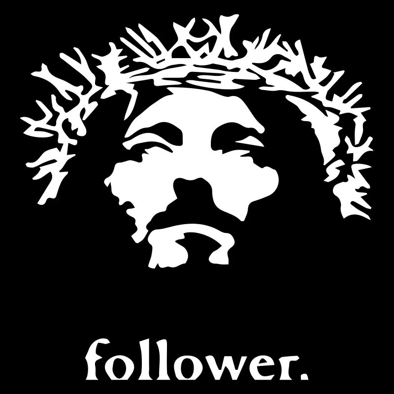 New Mens Printed Jesus Christ Face Christian Relig