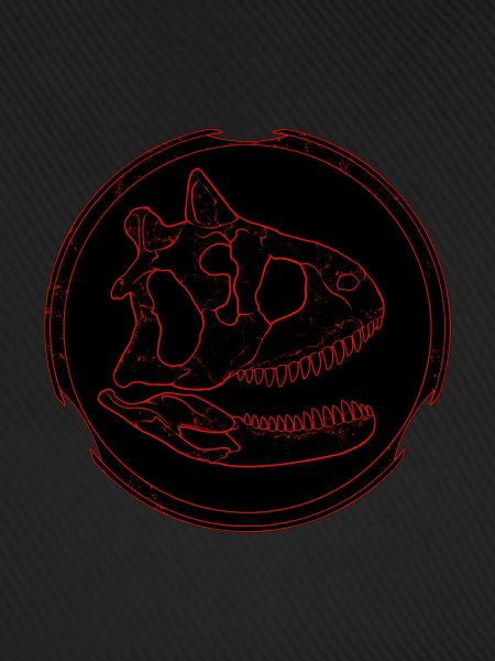 Carnotaurus fossil skull