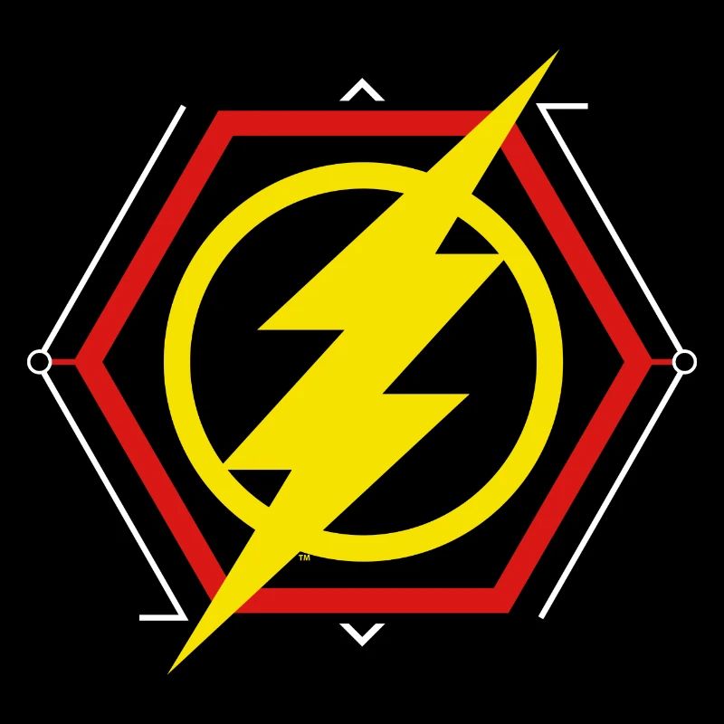 The Flash Éclair Jaune Symbole